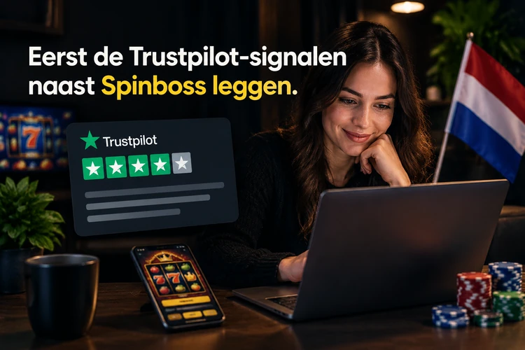 Eerst de Trustpilot-signalen naast Spinboss leggen