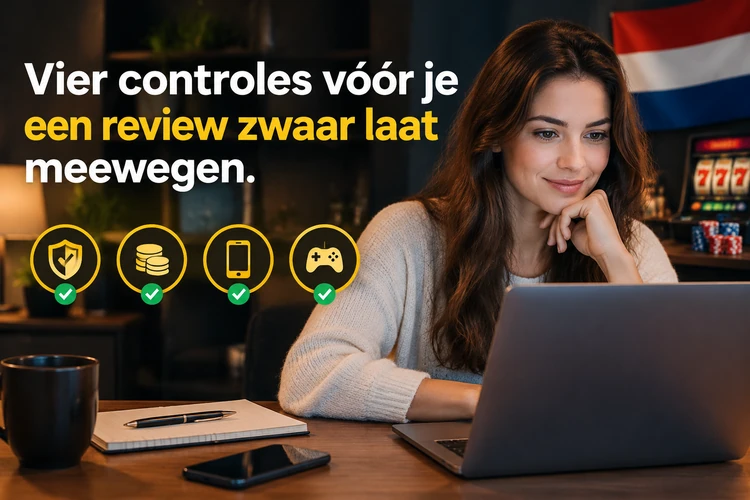 Vier controles vóór je een review zwaar laat meewegen